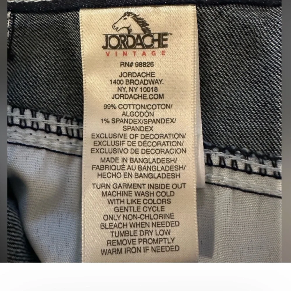 JORDACHE knee length denim skirt sz 31 - Picture 2 of 9